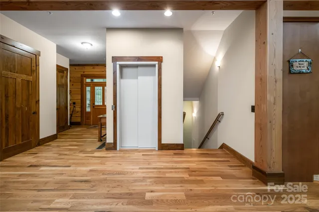a view of a livingroom from a bathroom
