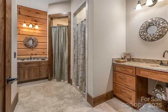 a kitchen with a refrigerator and a stove