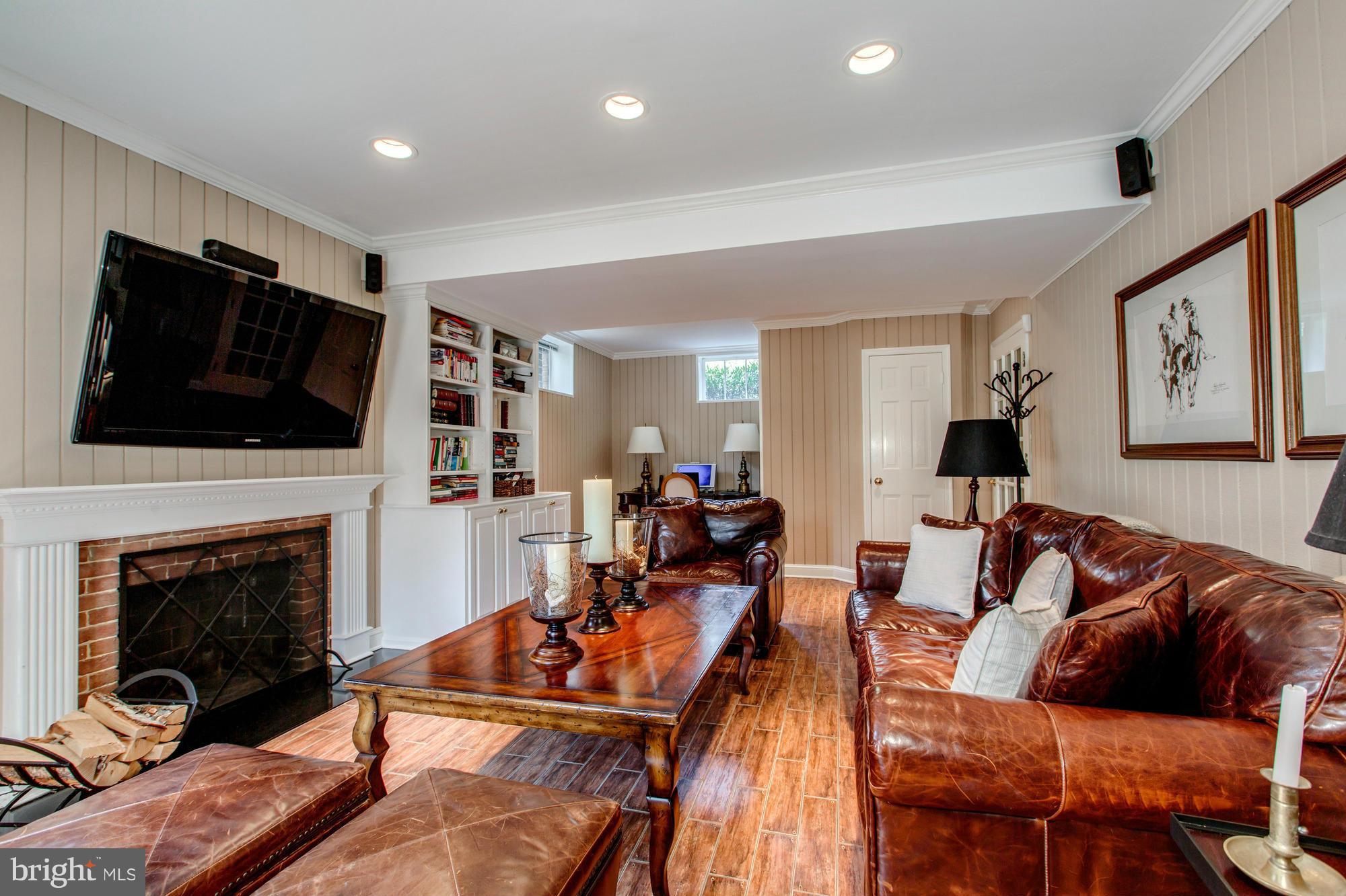 4636 Reservoir Road Northwest Washington, DC 20007 - Photo 16 of 23 Lower Level Family Room
