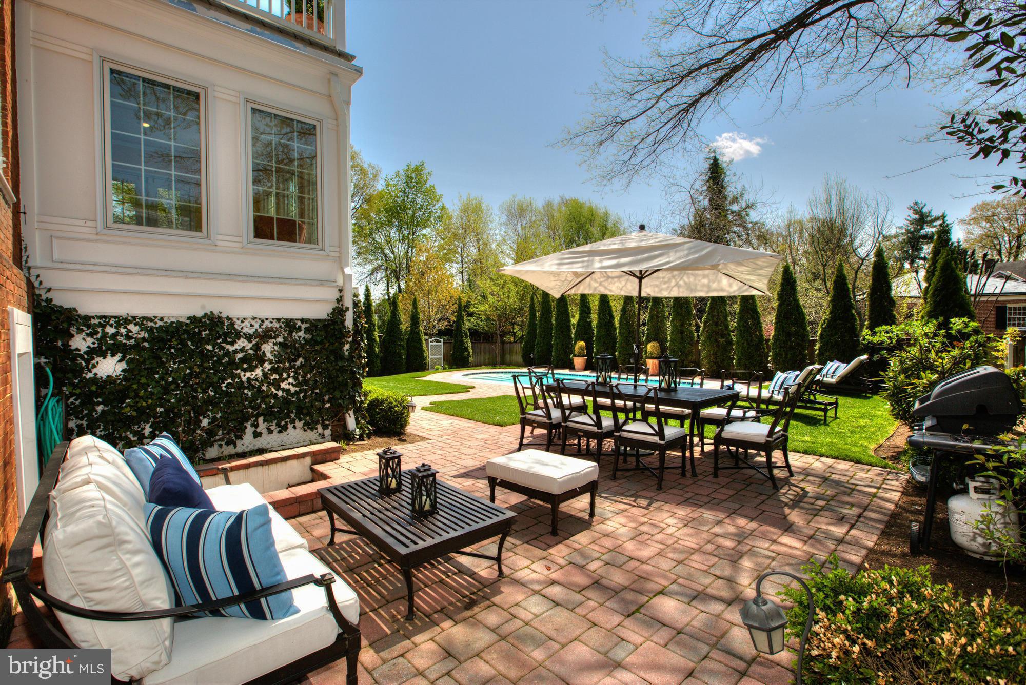 4636 Reservoir Road Northwest Washington, DC 20007 - Photo 20 of 23 Stunning Rear Yard
