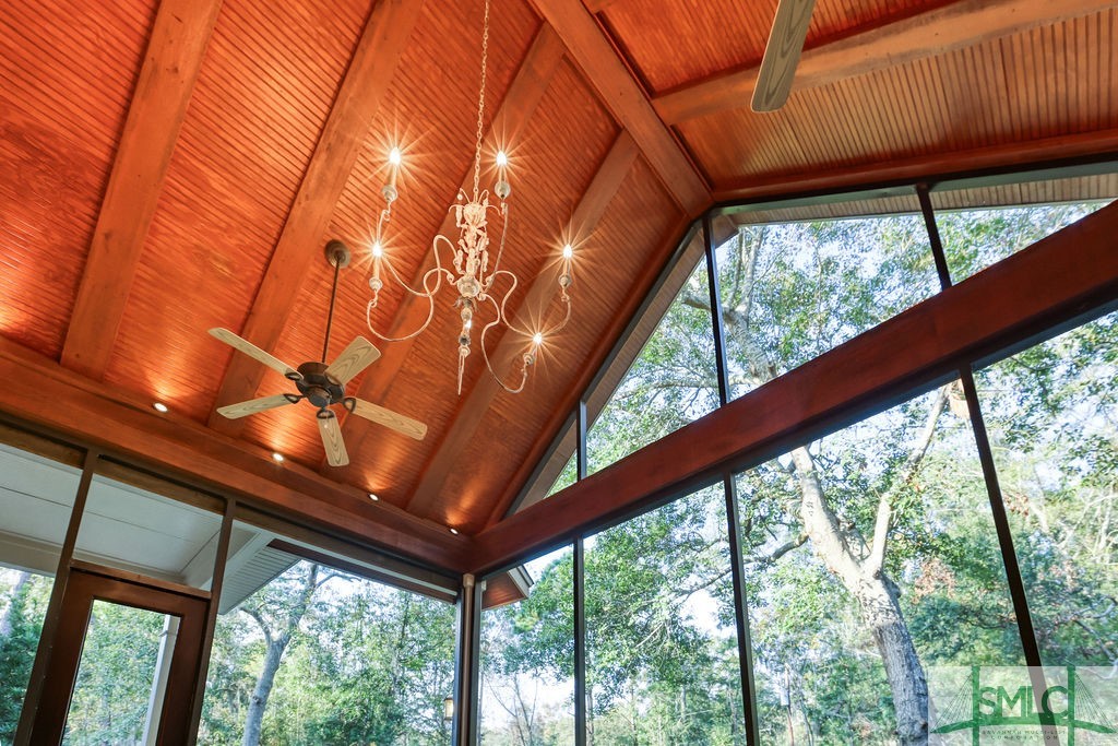 37 Ralston's Way Savannah, GA 31406 - Photo 41 of 50 Gorgeous wood panel vaulted ceiling with uplightin