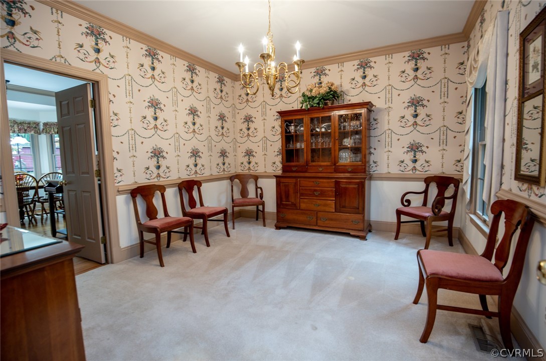 17268 White Pine Road Beaverdam, VA 23015 - Photo 7 of 50 Formal Dining Room with Crown molding and Chair ra