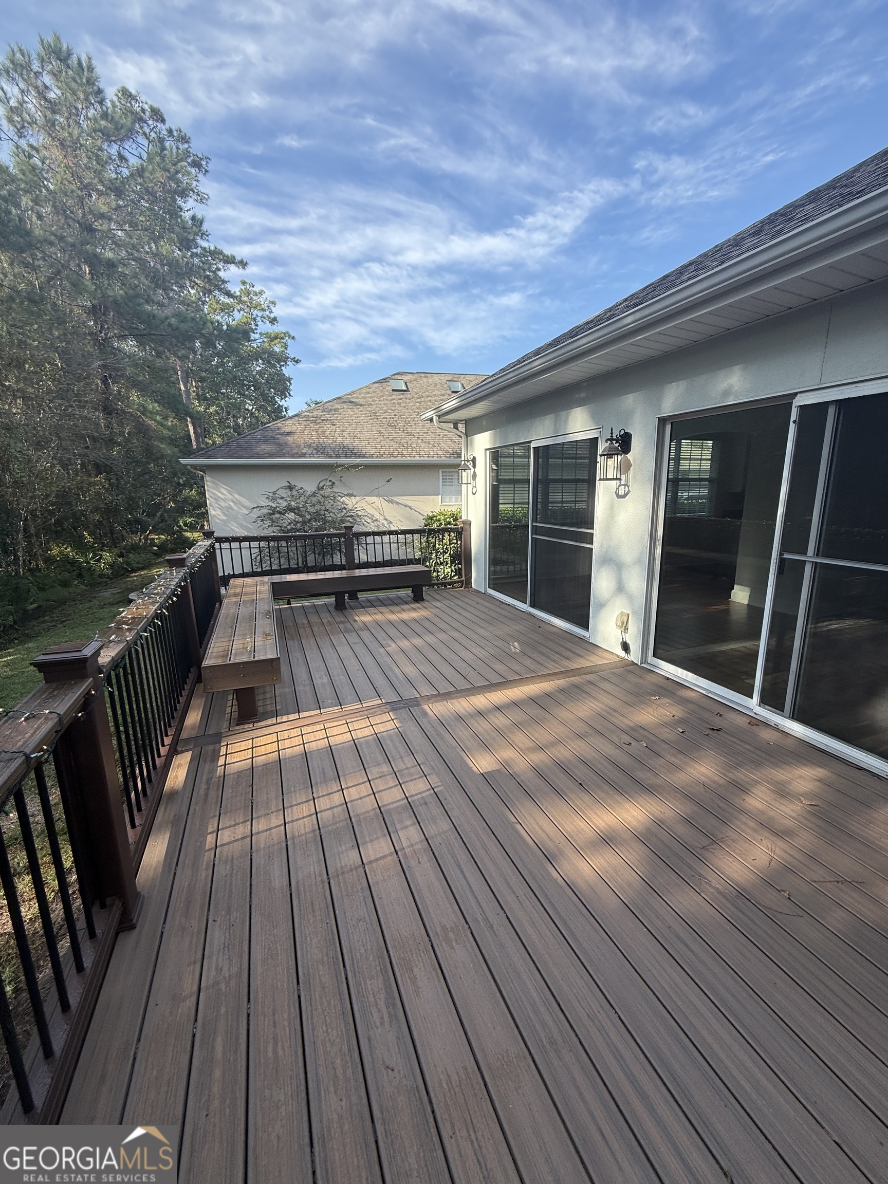 1603 Sandpiper Court St. Marys, GA 31558 - Photo 29 of 33 a view of balcony with wooden floor and barbeque oven