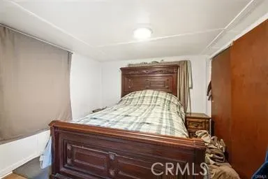 a view of a wooden door