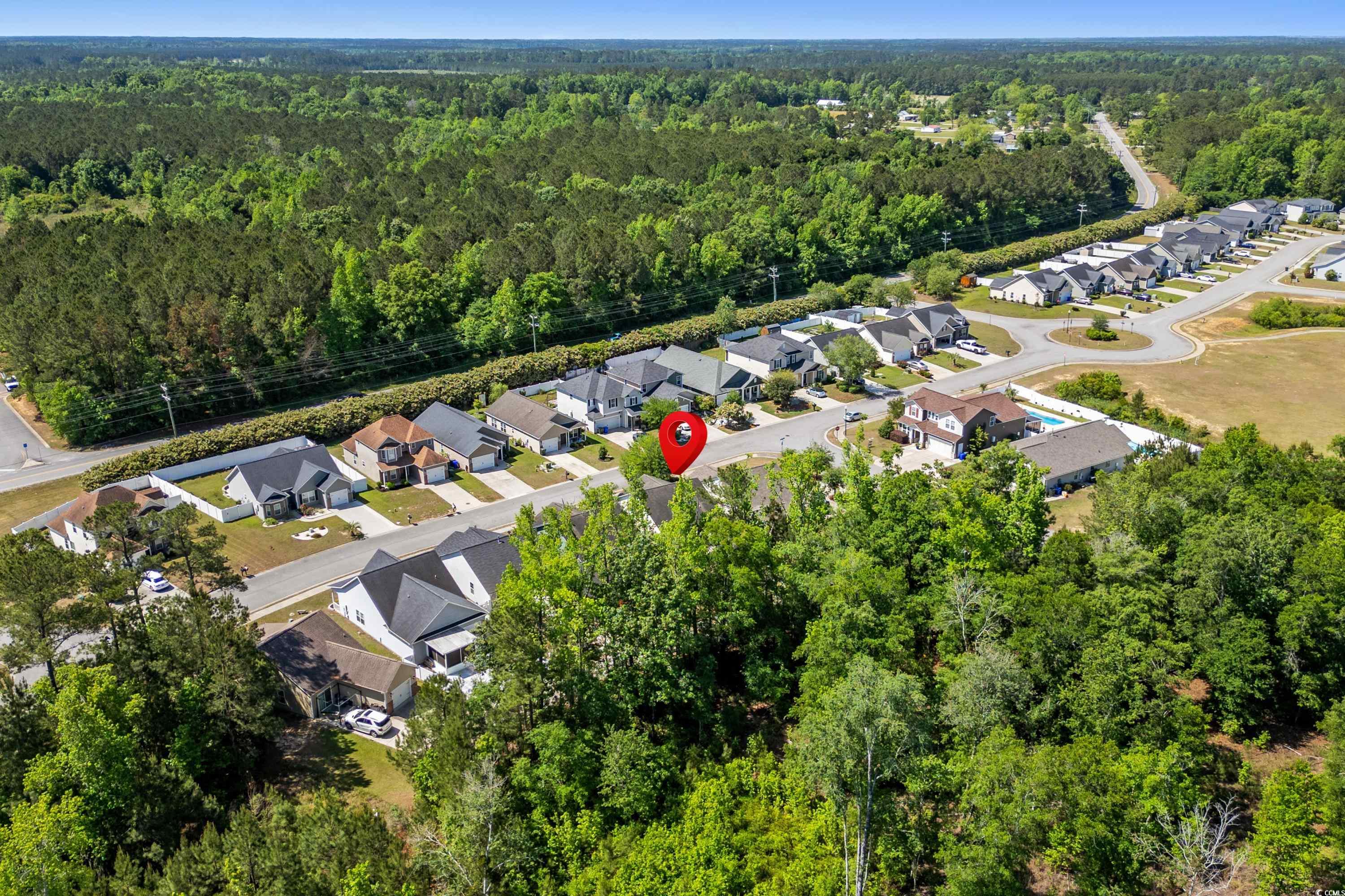 908 Oglethorpe Drive Conway, SC 29527 - Photo 31 of 40 Drone / aerial view featuring a view of trees and