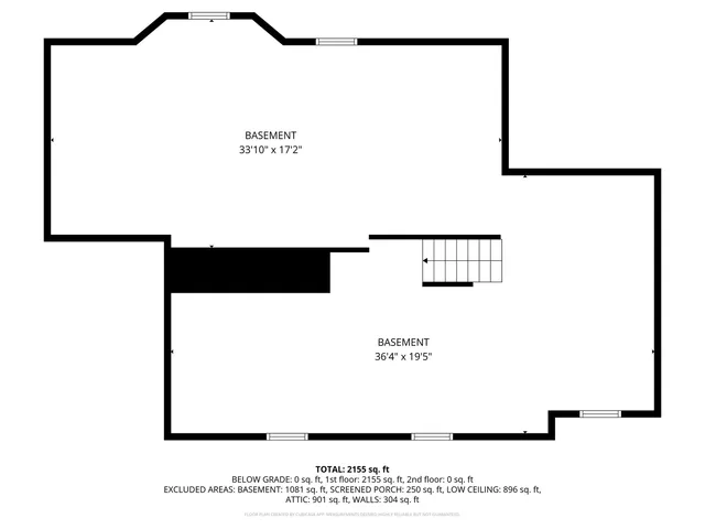 a picture of a wall with a white building