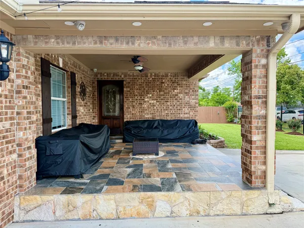 a very nice looking living room with a large window