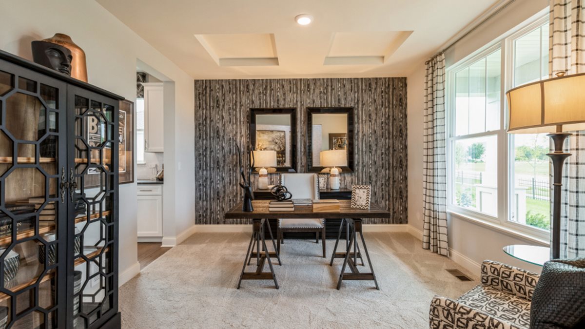 16155 Lake View Road Plainfield, IL 60586 - Photo 4 of 17 a workspace with furniture and a window