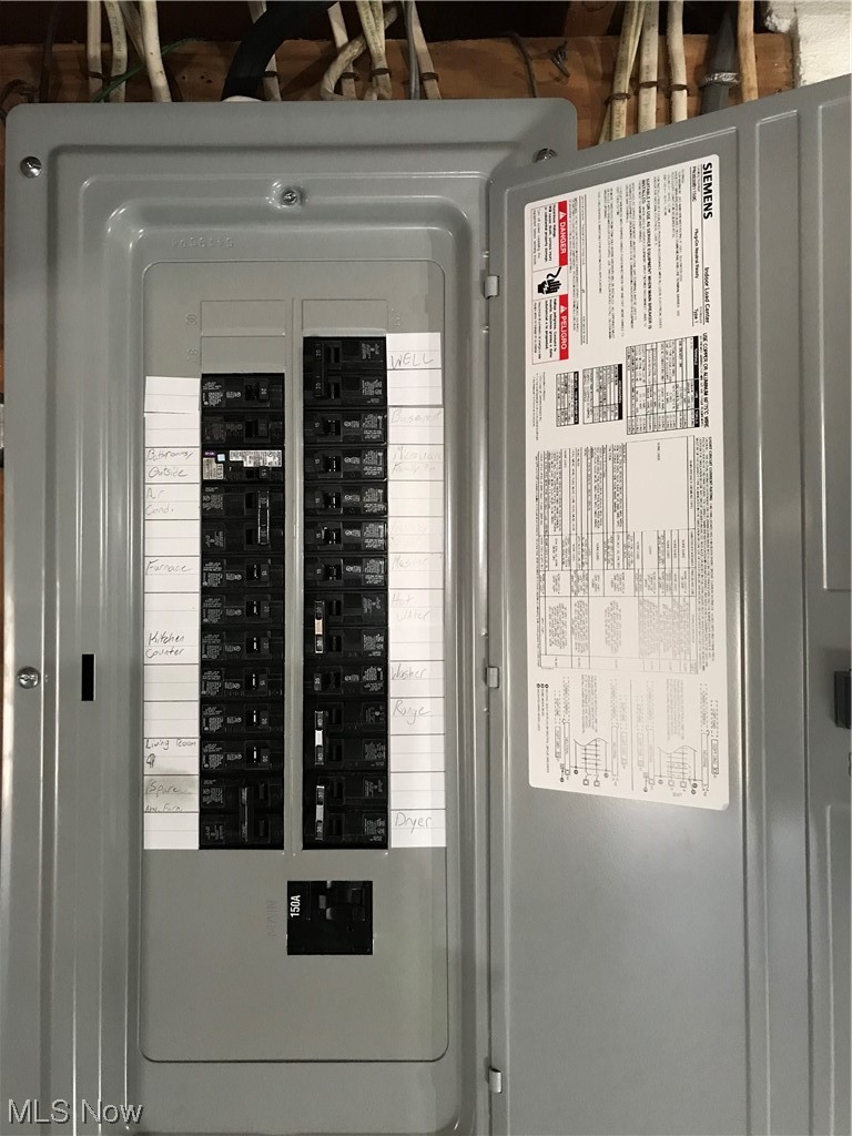 1610 Schroeder Road Mogadore, OH 44260 - Photo 36 of 46 Updated electric panel