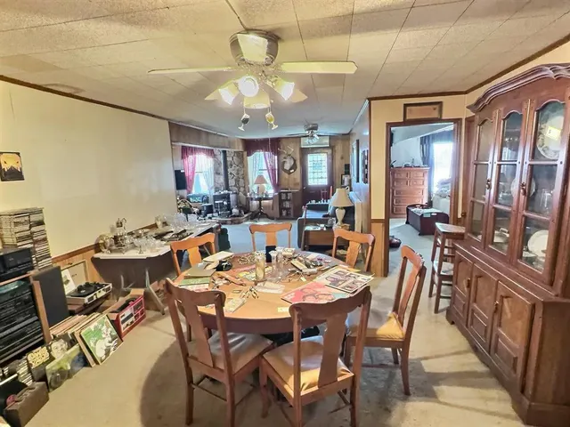 a room with furniture and window