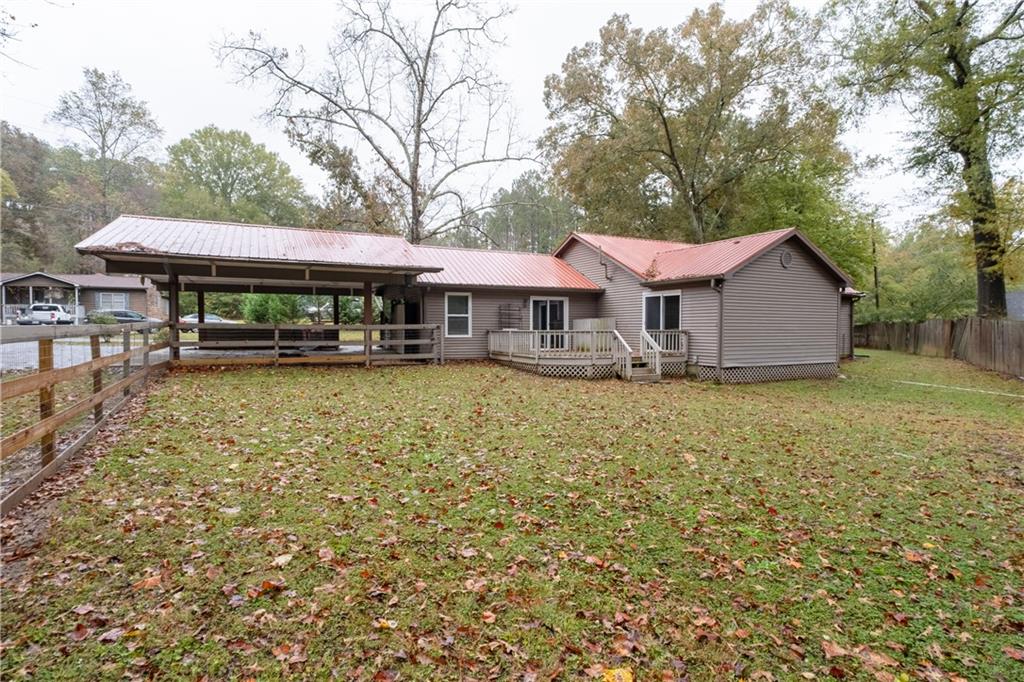 5900 Jacobs Road Acworth, GA 30102 - Photo 18 of 18 a front view of a house with garden