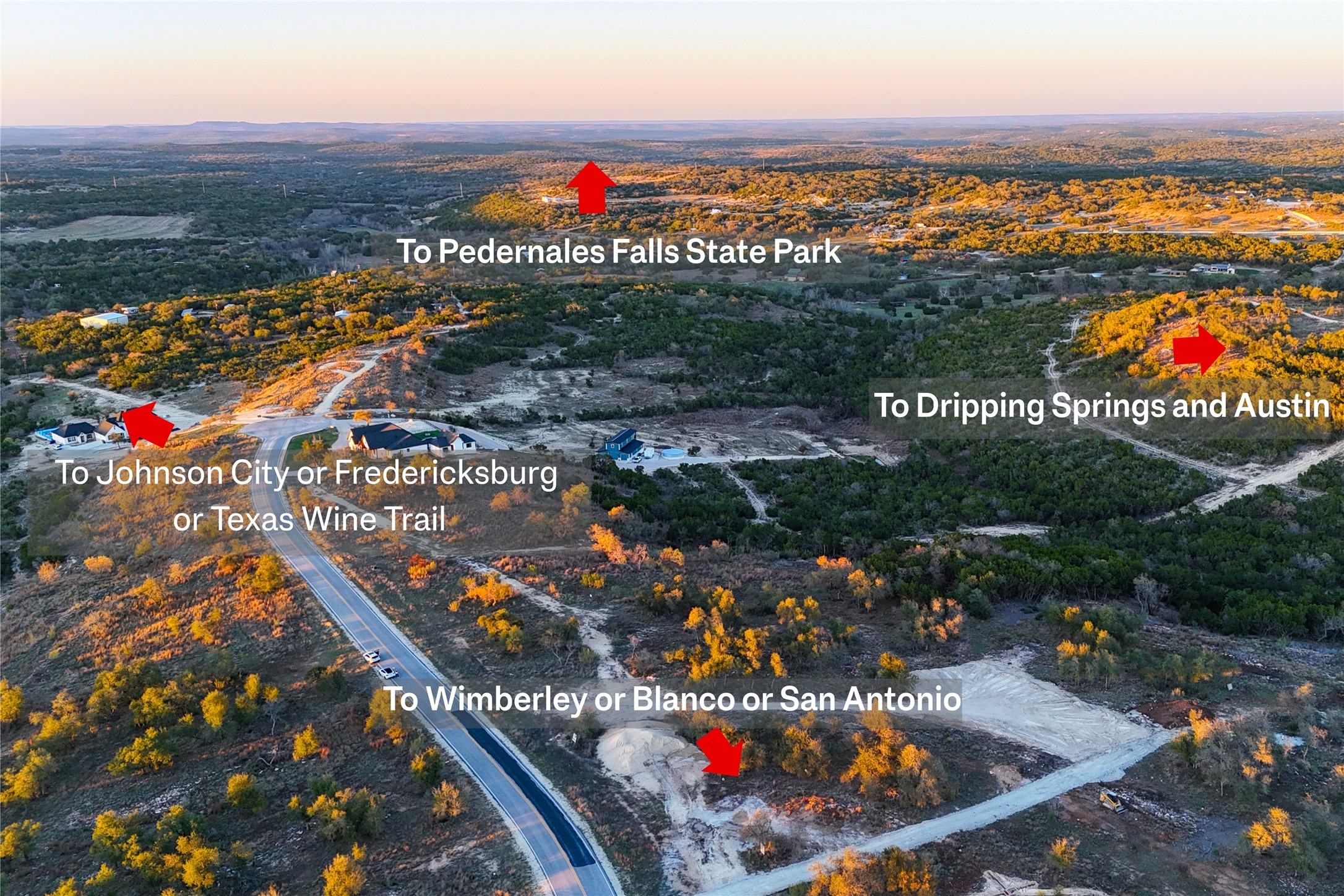 Lot 180 Lookout Mountain Road Johnson City, TX 78636 - Photo 6 of 29 an outdoor space with seating area and city view