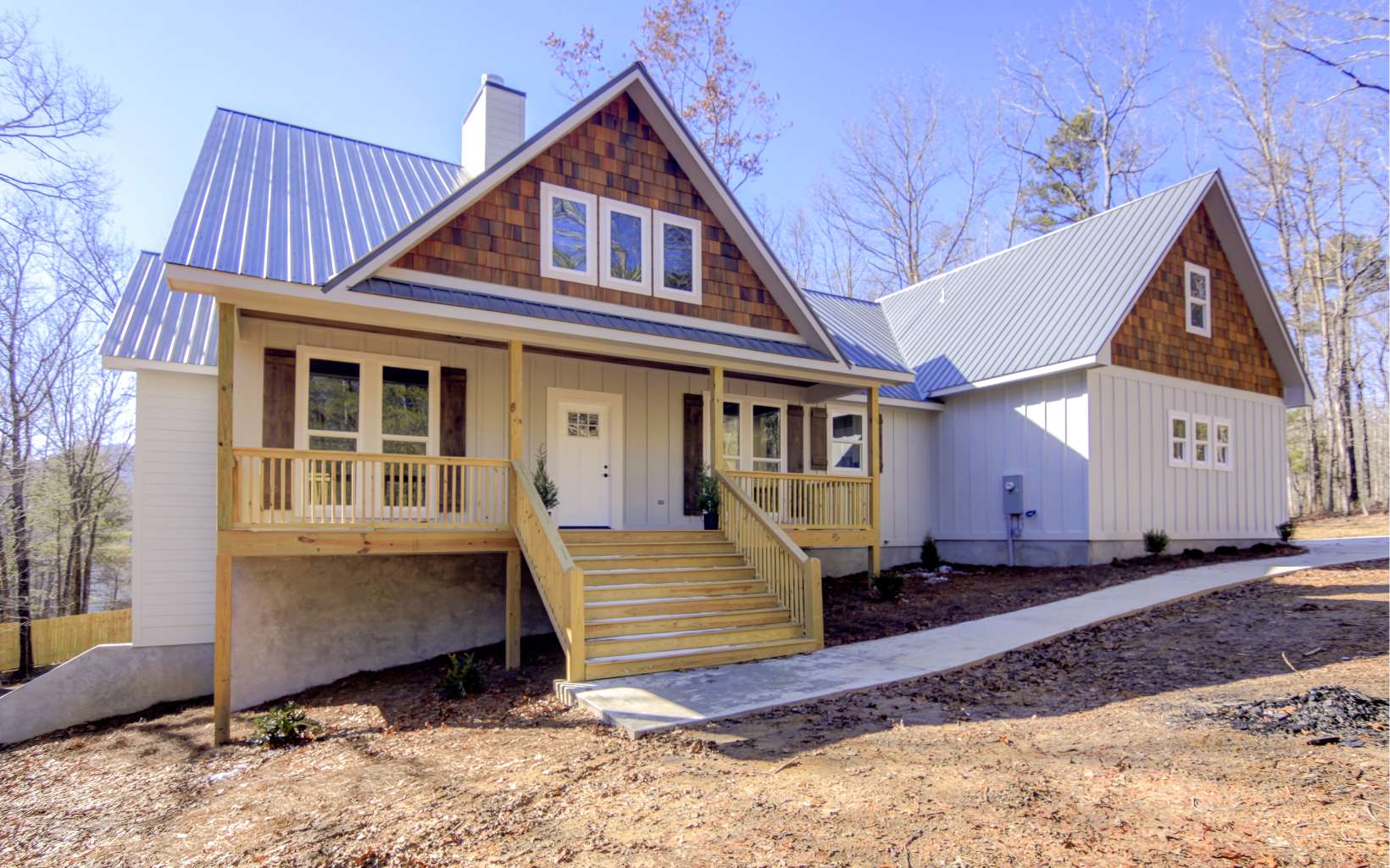 124 Delta Way Blue Ridge, GA 30513 - Photo 1 of 1 a front view of a house with a yard