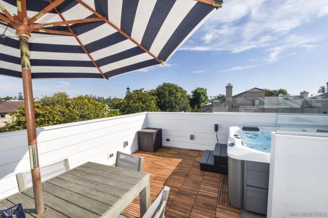a terrace view with sitting space and garden view