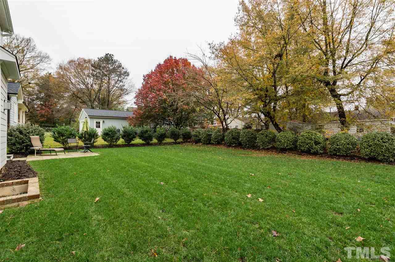 511 Mial Street Raleigh, NC 27608 - Photo 25 of 25 a view of a yard with a house