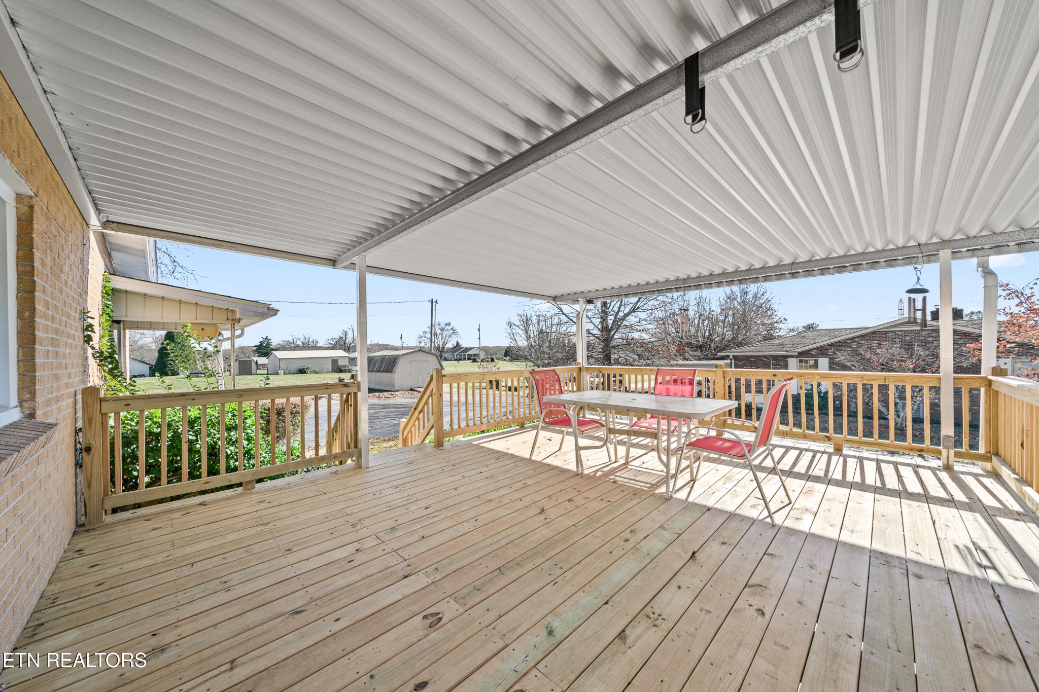 3323 Fisk Road Cookeville, TN 38506 - Photo 22 of 31 a view of a balcony with wooden floor