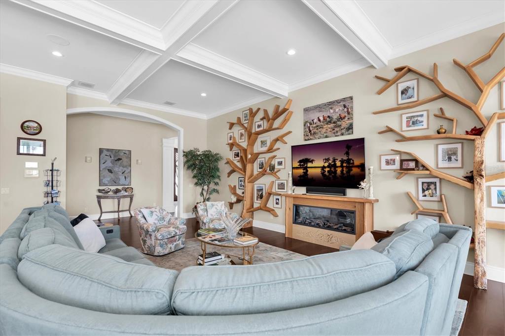 4650 Ridgeview Road Palm Harbor, FL 34684 - Photo 13 of 100 a living room with furniture and a flat screen tv