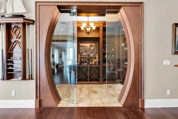 a bathroom with a sink mirror vanity and toilet