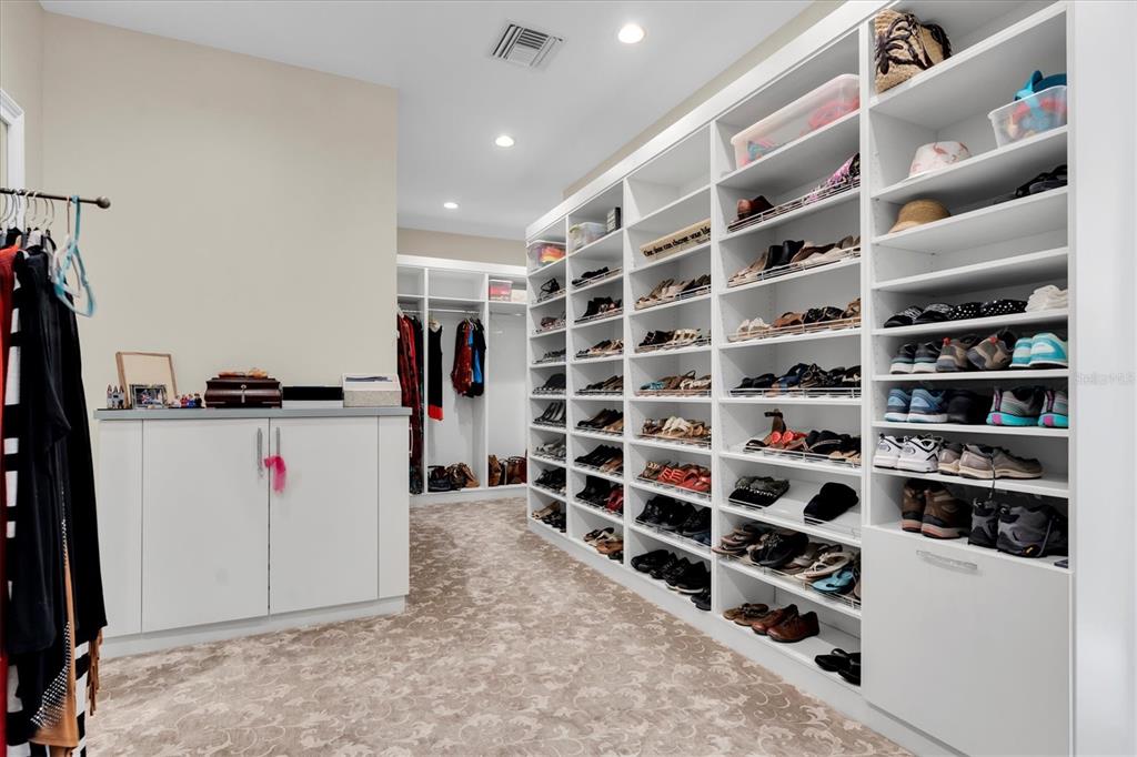 4650 Ridgeview Road Palm Harbor, FL 34684 - Photo 48 of 100 a view of walk in closet with clothes and shoes