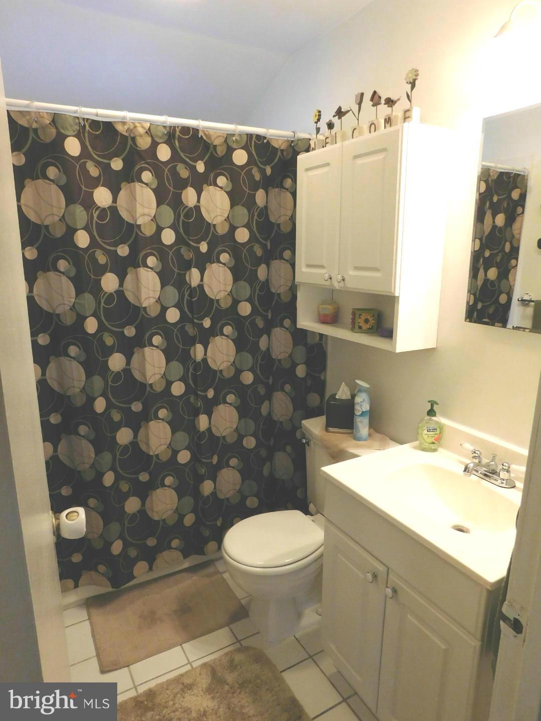 7708 Charlesmont Road Baltimore, MD 21222 - Photo 14 of 28 a bathroom with a sink a toilet and a mirror