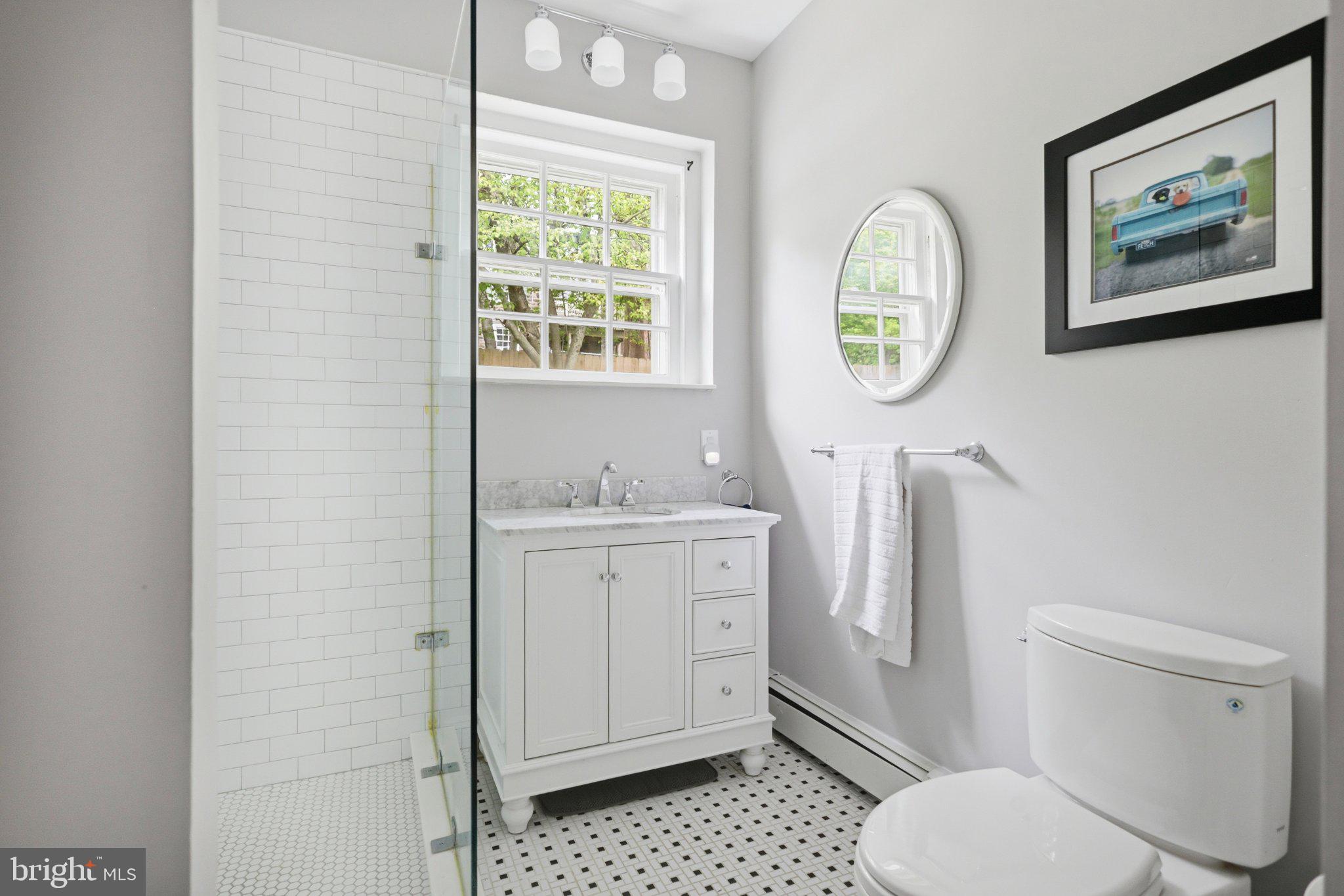 91 East Bells Mill Road Philadelphia, PA 19118 - Photo 18 of 29 First floor en suite with walk in shower