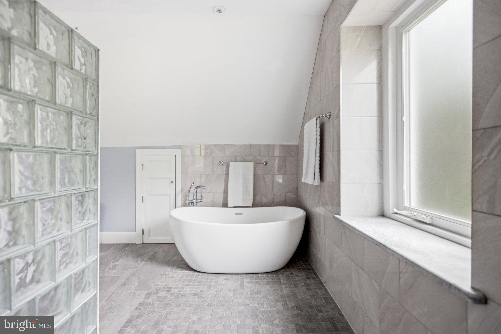 91 East Bells Mill Road Philadelphia, PA 19118 - Photo 26 of 29 Serene modern bathroom retreat.