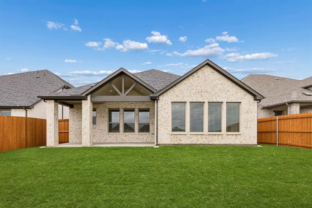 4612 Carina Road McKinney, TX 75071 - Photo 36 of 38 Patio in the Claret home plan – REPRESENTATIVE PHOTO