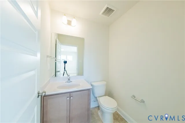 a view of an empty room