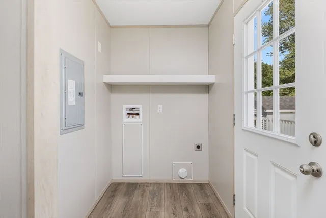 a view of room with window