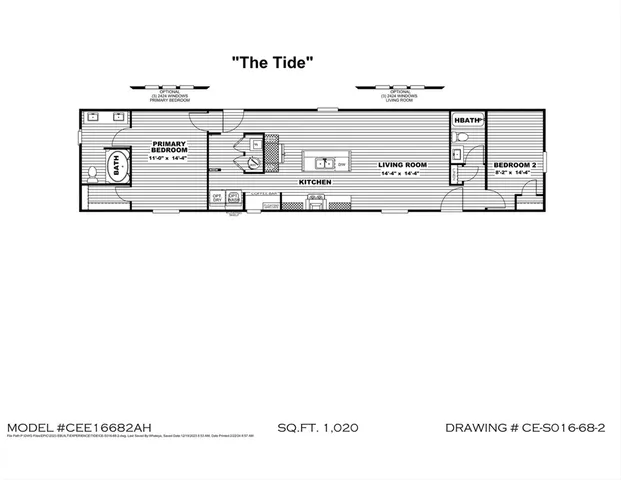 a picture of a bench in a white building