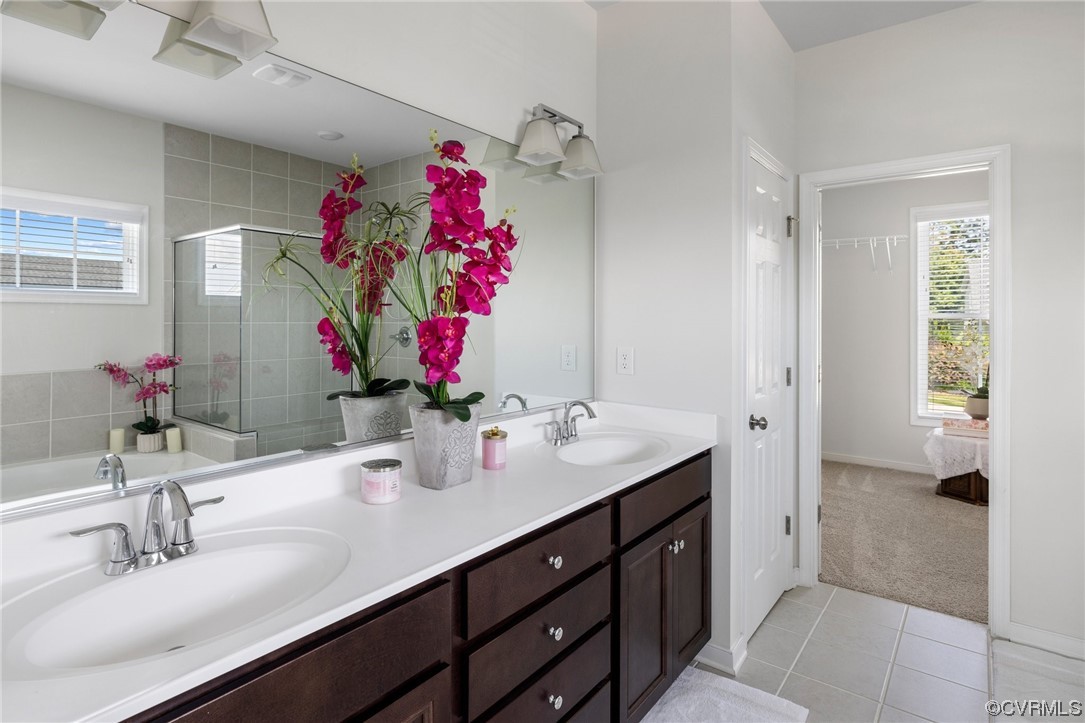 3825 Bircham Loop Midlothian, VA 23113 - Photo 22 of 38 Luxury spa bath w/ jetted tub & large sep. shower