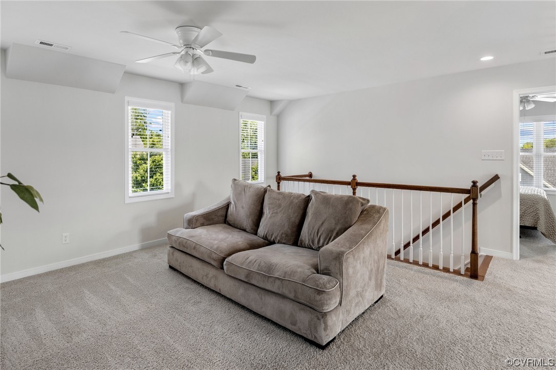 3825 Bircham Loop Midlothian, VA 23113 - Photo 27 of 38 2nd floor opens up to a large Loft with ceiling fa