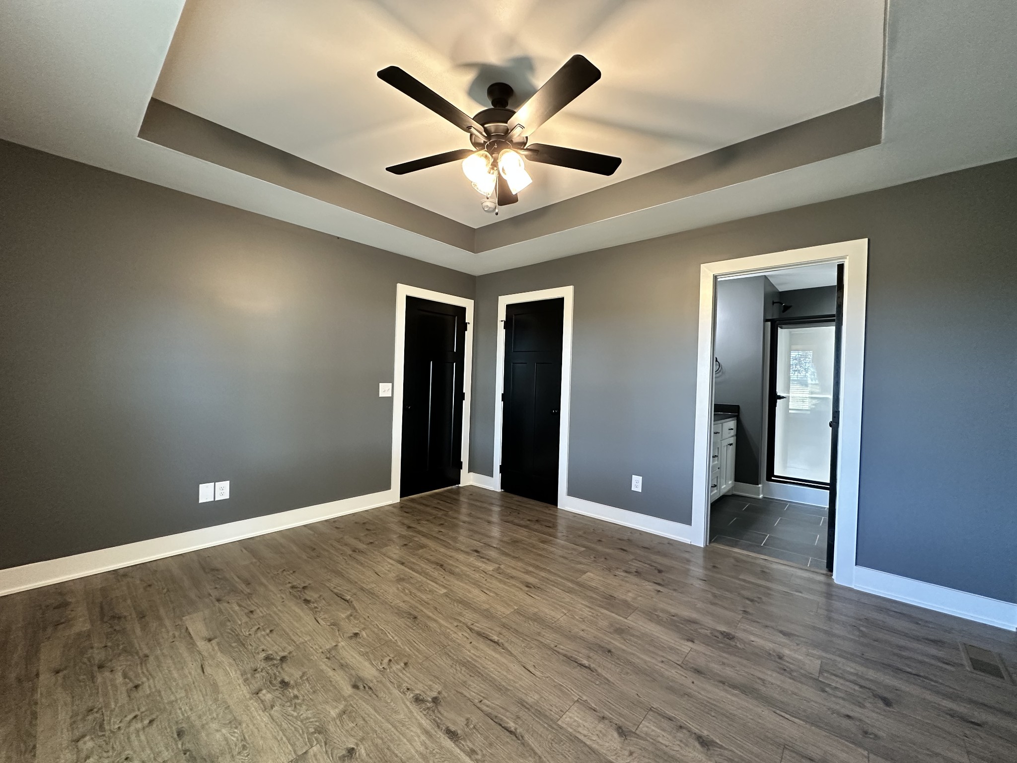 360 Coker Ford Road Portland, TN 37148 - Photo 41 of 46 a view of an empty room with a ceiling fan