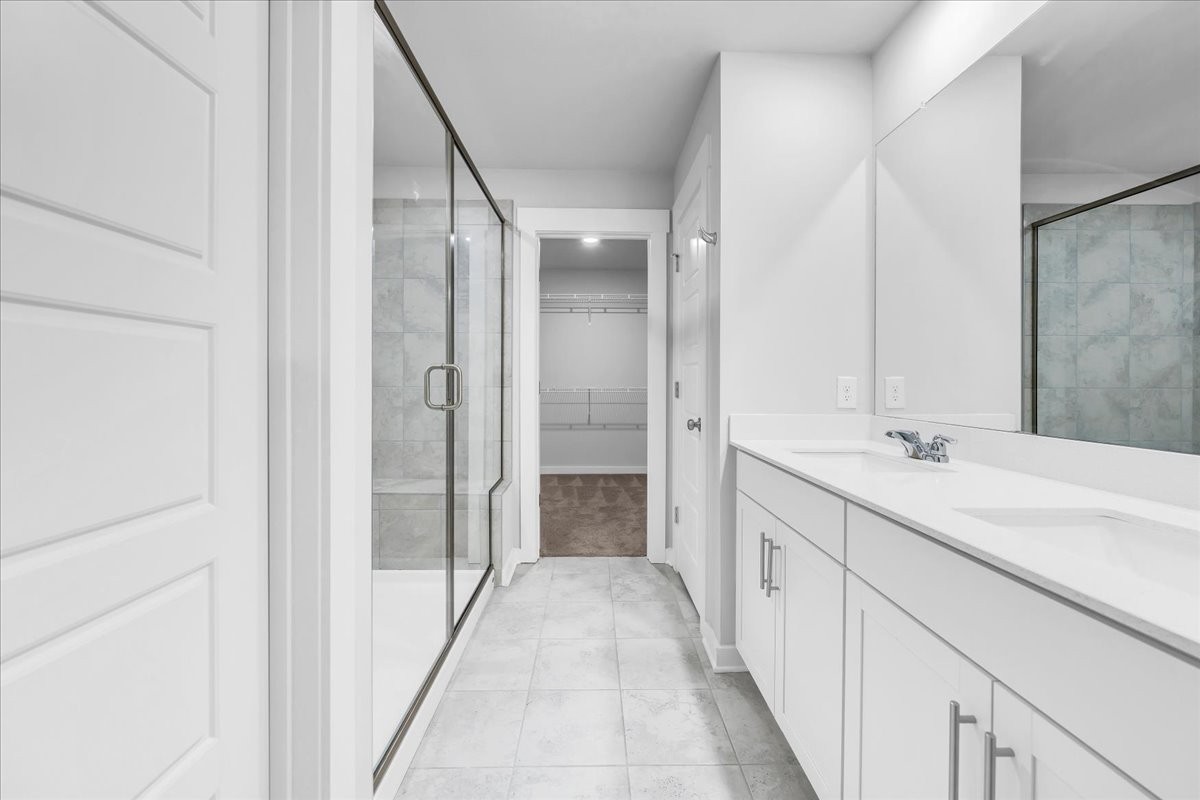 531 Mickelson Way Spring Hill, TN 37174 - Photo 36 of 57 a spacious bathroom with a shower and a sink