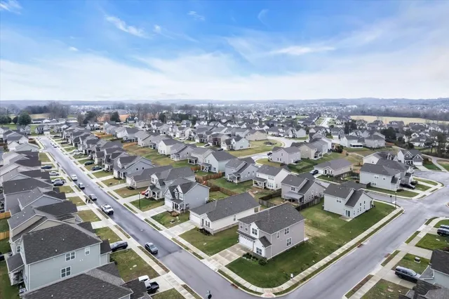 a house view with a garden space