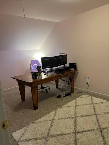 a room with furniture