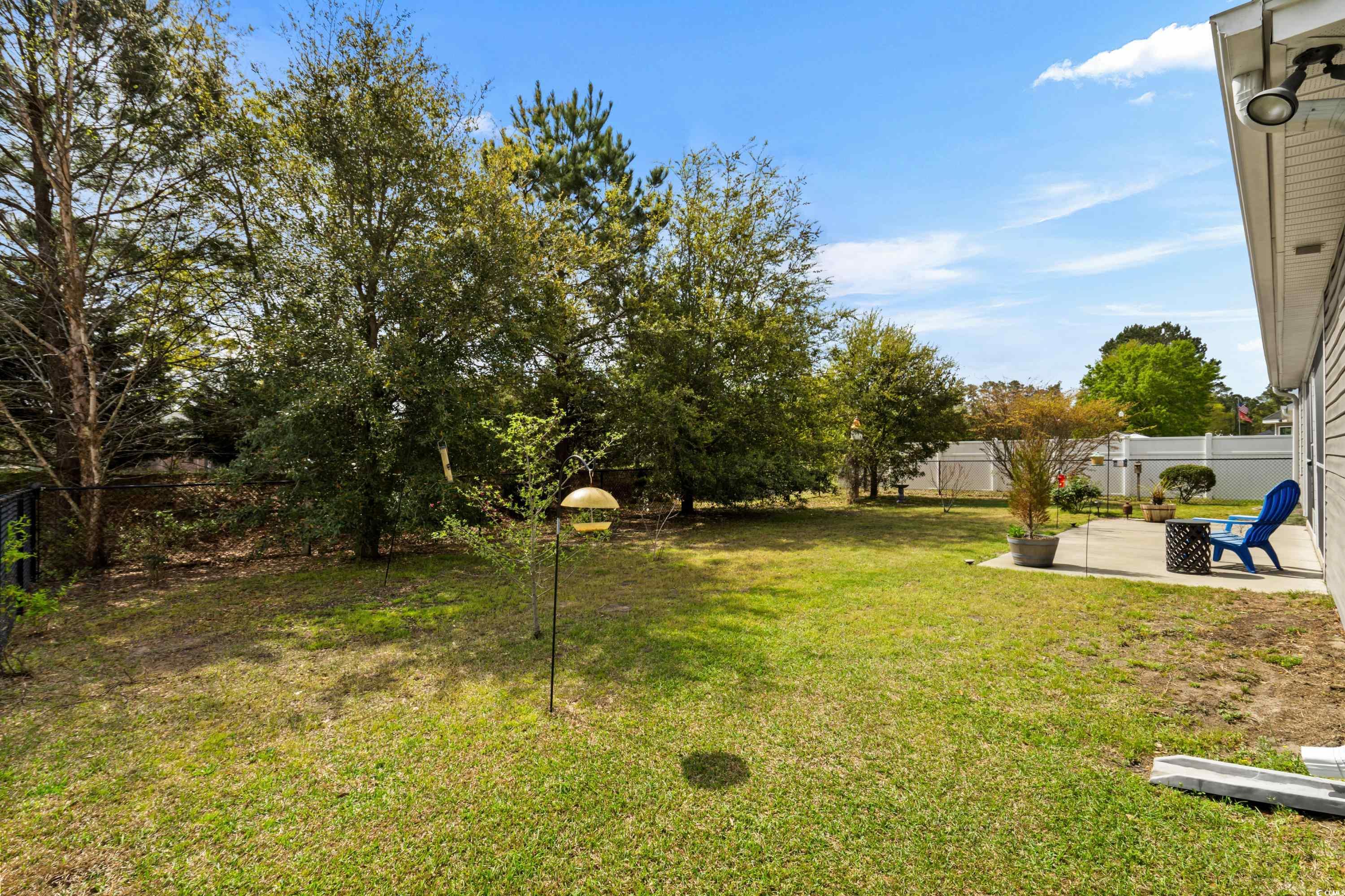 210 Georgia Mae Loop Conway, SC 29527 - Photo 31 of 40 View of yard featuring a fenced backyard and a pat
