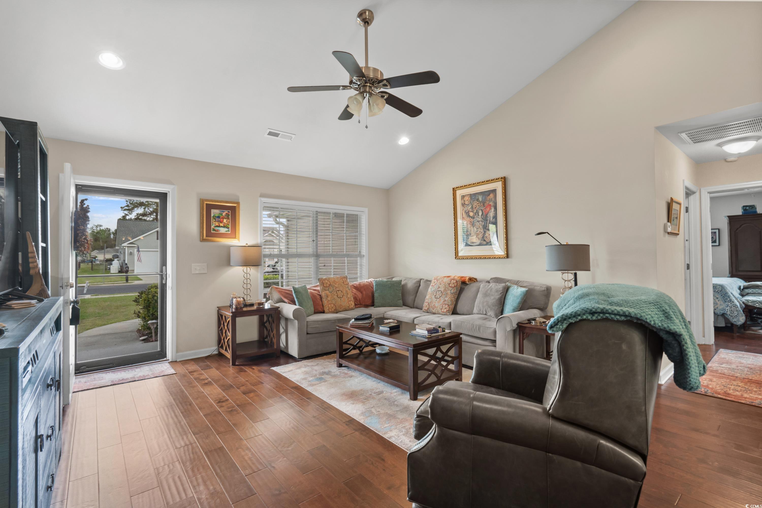 210 Georgia Mae Loop Conway, SC 29527 - Photo 7 of 40 Living area with a ceiling fan, a healthy amount o