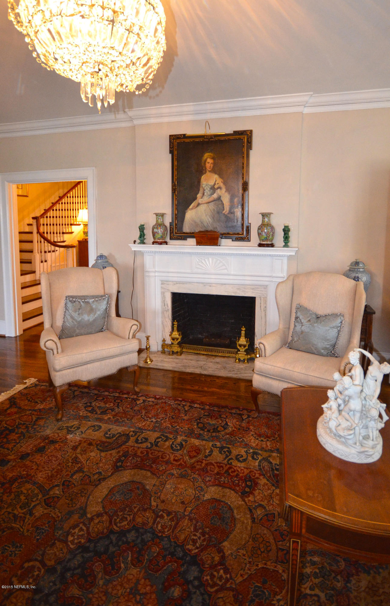 4091 Timuquana Road Jacksonville, FL 32210 - Photo 11 of 49 Fireplace in the living room