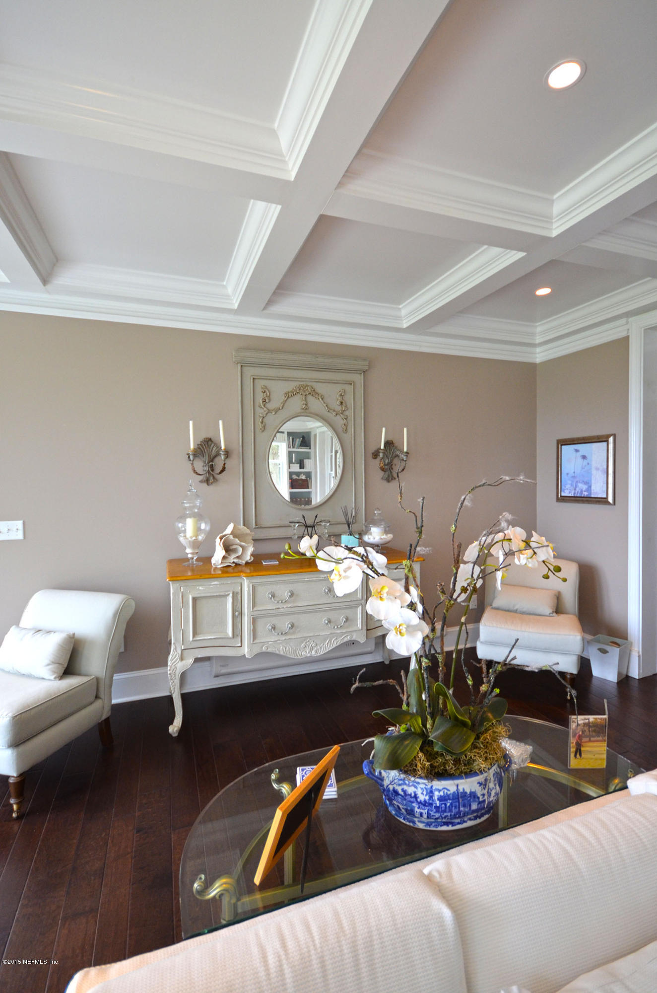 4091 Timuquana Road Jacksonville, FL 32210 - Photo 30 of 49 Coffered ceiling in the great room