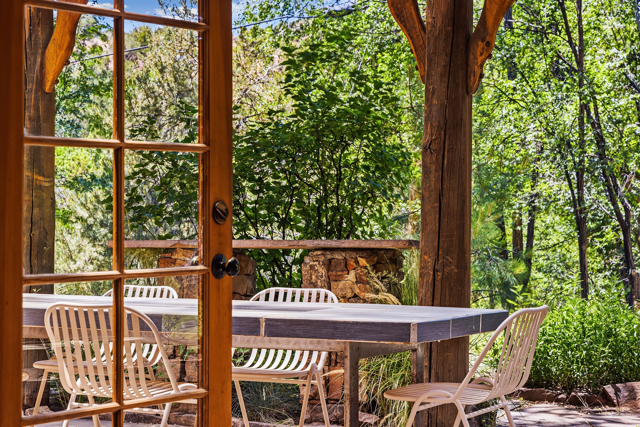1330 Bishops Lodge Road Santa Fe, NM 87506 - Photo 5 of 54 Patio off Dining