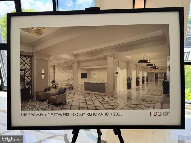 a view of balcony with wooden floor