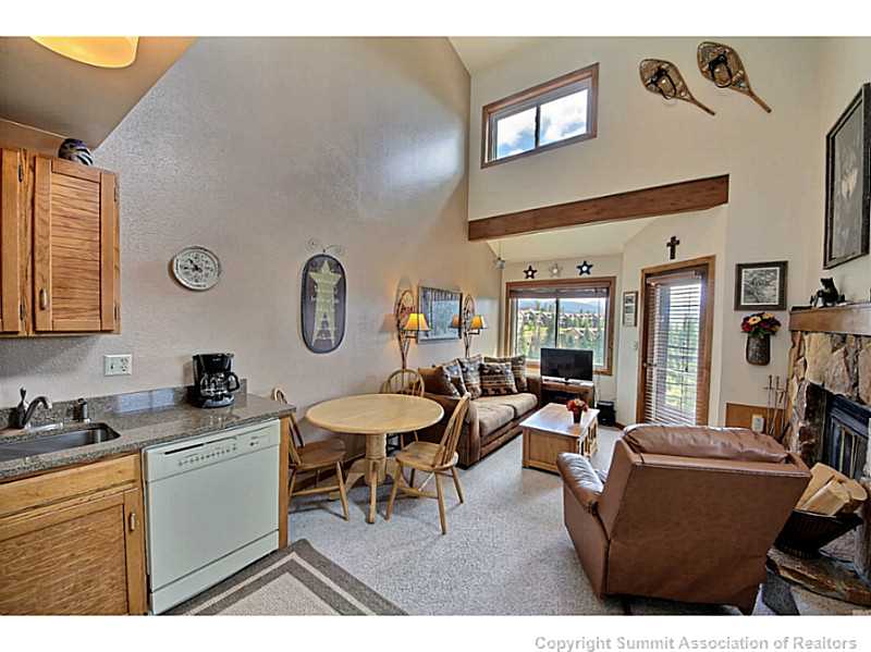 10000 Ryan Gulch Road, Unit 201G Silverthorne, CO 80498 - Photo 7 of 24 Living Room.
