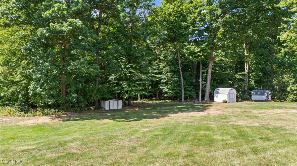 7702 Ragall Parkway Cleveland, OH 44130 - Photo 34 of 41 View of yard featuring a storage unit