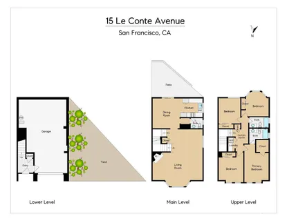 $998,000 | 15 Le Conte Avenue, San Francisco, CA 94124