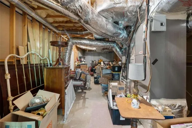 a view of a chairs and table in a patio