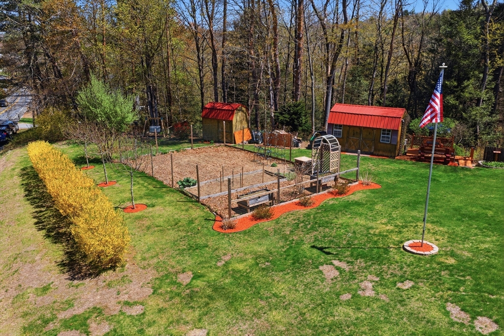 284 North Woodstock Road Southbridge, MA 01550 - Photo 40 of 42 a view of a backyard with sitting area