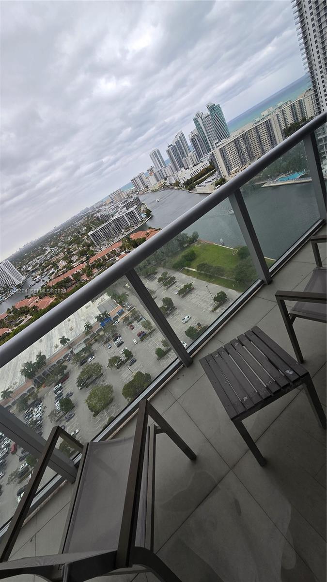 2602 East Hallandale Beach Boulevard, Unit R2508 Hallandale Beach, FL 33009 - Photo 28 of 31 a view of a balcony