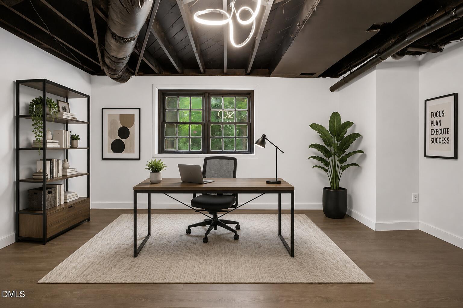 608 Dennis Avenue Raleigh, NC 27604 - Photo 32 of 35 stagedbasementoffice