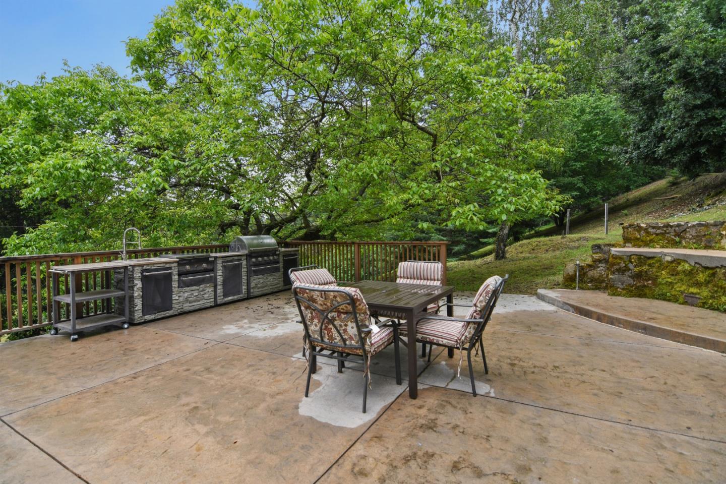 144 Eagle Crest Drive Scotts Valley, CA 95066 - Photo 25 of 28 a view of a chairs and table in the patio